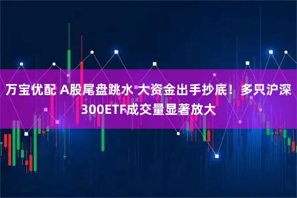 万宝优配 A股尾盘跳水 大资金出手抄底！多只沪深300ETF成交量显著放大