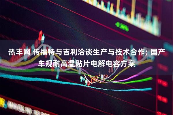 热丰网 传福特与吉利洽谈生产与技术合作; 国产车规耐高温贴片电解电容方案